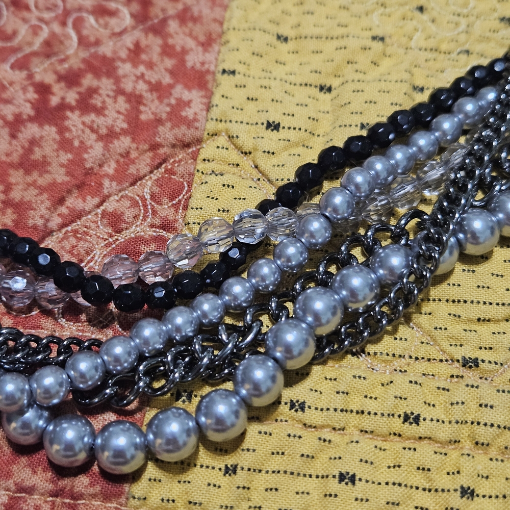 Chic Premier Design Multi-Strand Pearl Necklace - Picture 3 of 6